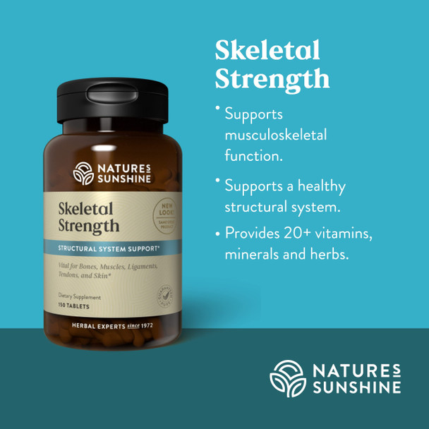 Nature S Sunshine Skeletal Strength 150 Bone Health Supplements