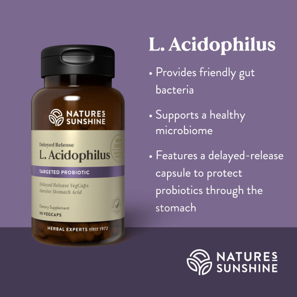 Acidophilus (90 Caps) - Natures Sunshine