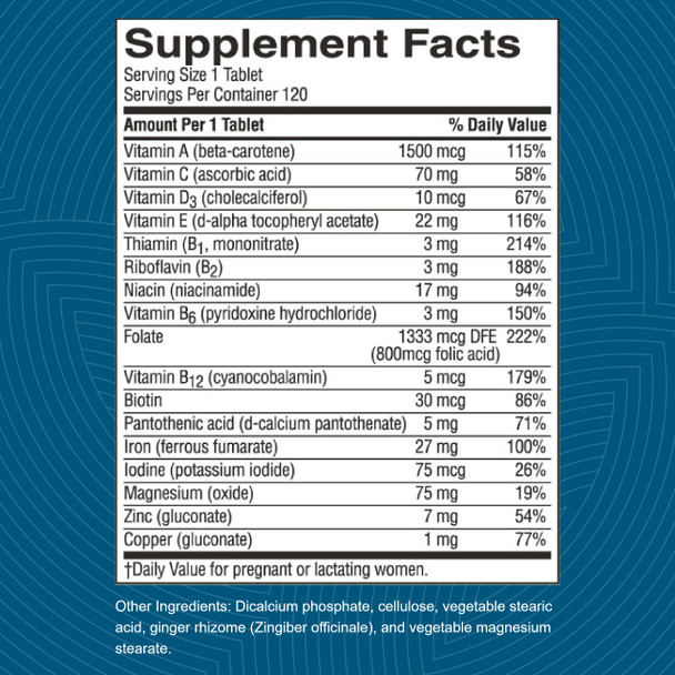 Nature'S Sunshine Prenatal, 120 Tablets | Prenatal Vitamin Provides A Combination Of Vitamins And Minerals To Support The Nutriti