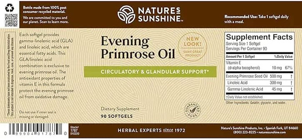 Nature'S Sunshine Evening Primrose Oil Capsules (90) Nature'S Sunshine Evening Primrose Oil Capsules (90)
