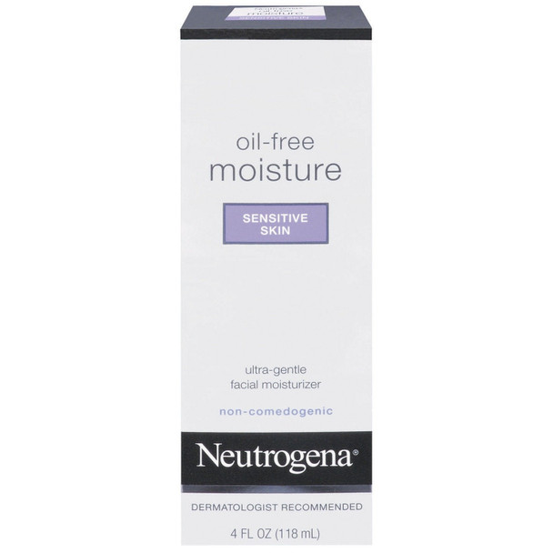 Neutrogena Oil-Free Moisture Sensitive Skin, 4 Fl Oz (Pack Of 3)