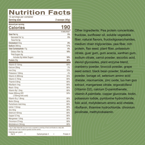 Nature'S Sunshine Love and Peas 675g Bag