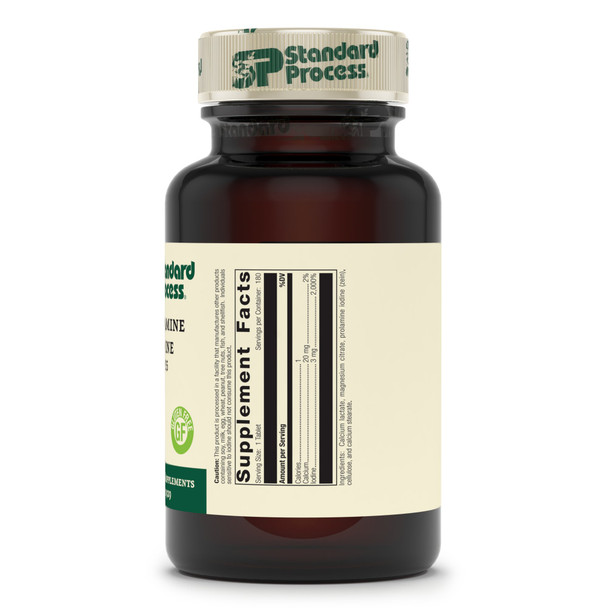 Standard Process - Prolamine Iodine - Supports Healthy Iodine Levels, Healthy Thyroid Function, Calcium, Iodine, Gluten Free And