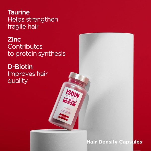 Isdin Lambdapil Hair Density Capsules: Hair Thickening Vitamin Capsules For Thinning Hair