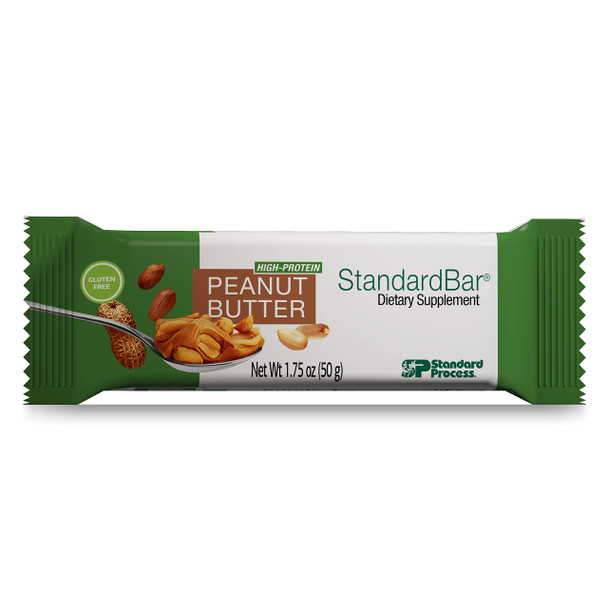 Standard Process Standardbar - Gluten-Free Protein Bar With Whole Food Formula Of Calcium, Potassium, And More - Vegetarian - 18