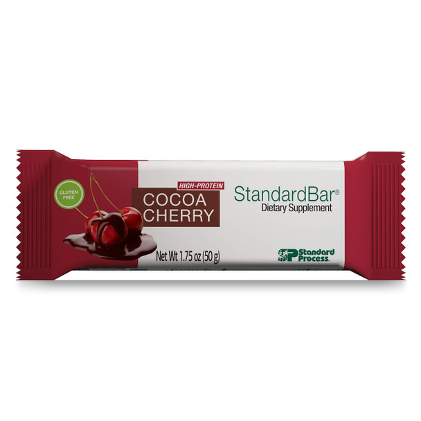 Standard Process Standardbar - Gluten-Free Protein Bar With Whole Food Formula Of Calcium, Potassium, And More - Vegetarian - 18