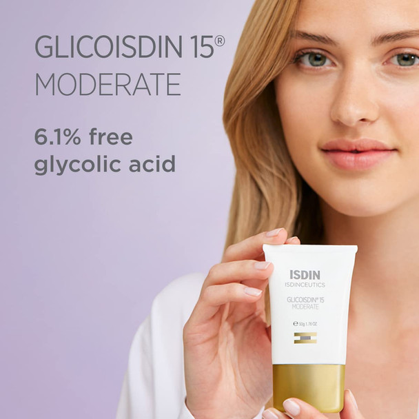 Glicoisdin 15 Moderate - Gel Exfoliant For Face With Glycolic Acid - 1.76 Oz