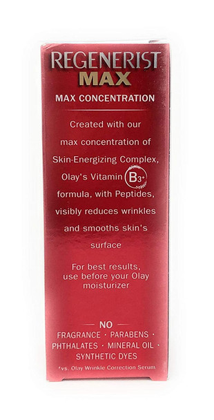 Olay Regenerist MAX Wrinkle Serum with Peptides, Fragrance Free 1.3 oz