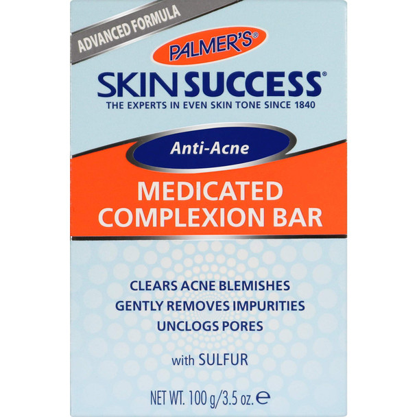 Palmer's Skin Success Eventone Medicated Anti-Acne Complexion Soap Bar, 3.5 Ounces (Pack of 12)