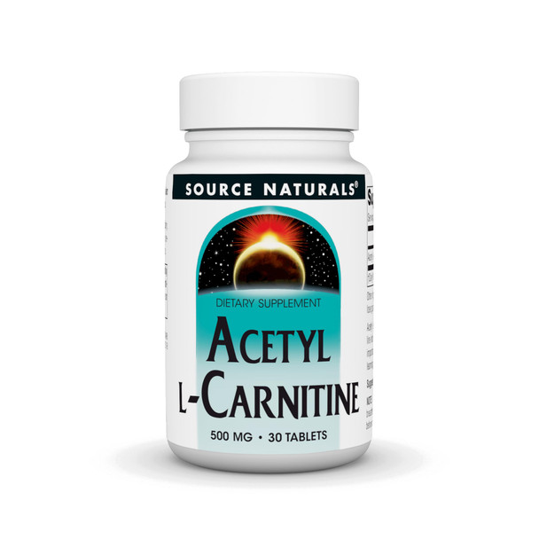 Source Naturals Acetyl L Carnitine 500mg 30 Tablets