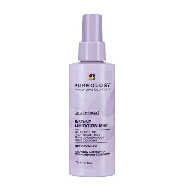 Pureology Style + Protect Instant Levitation Mist | For Fine, Color-Treated Hair | Lightweight, Volumizing Spray | Sulfate-Free | Vegan | Updated Packaging | 5.1 Fl. Oz. |