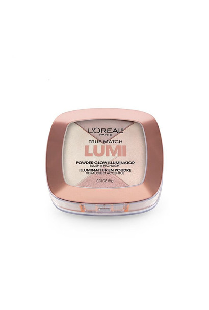 L'Oreal Paris True Match Lumi Powder Glow Illuminator, Rose, 0.31 oz.