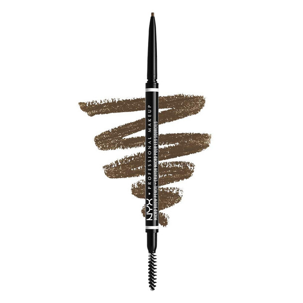 NYX PROFESSIONAL MAKEUP Micro Brow Pencil, Eyebrow Pencil, Ash Brown