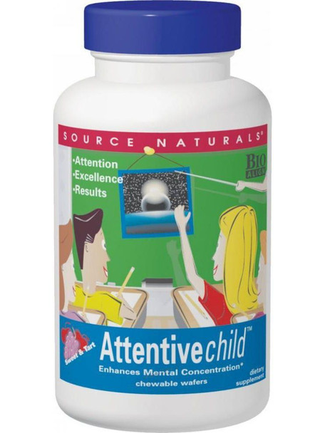 Source Naturals, Attentive Child Bio Aligned, 120 Ct