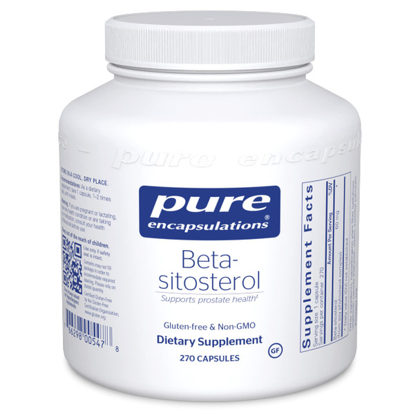 Pure Encapsulations, Beta sitosterol, 270 vcaps