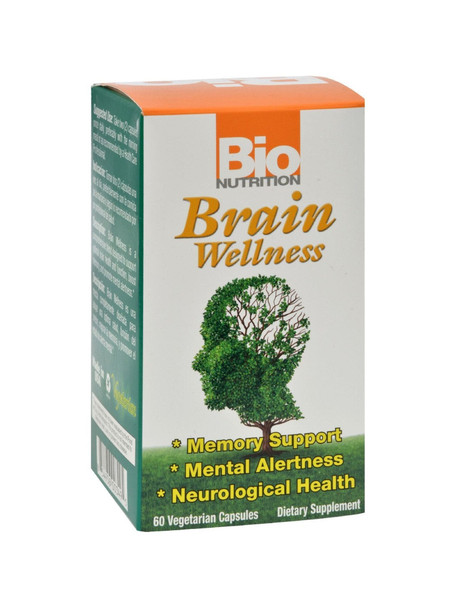 Bio Nutrition, Brain Wellness, 60 Vegicaps