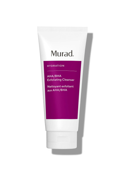 Murad AHA/BHA Exfoliating Cleanser - Triple Action Exfoliating Facial Cleanser with Salicylic, Lactic and Glycolic Acid- Skin Smoothing Polish