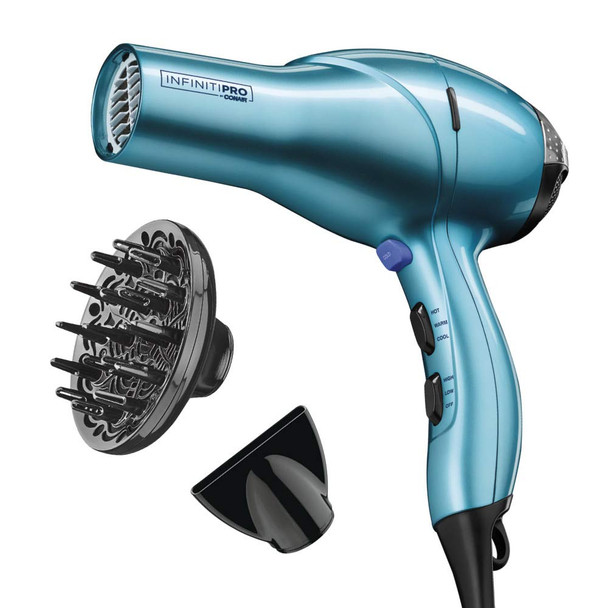 INFINITIPRO BY CONAIR 1875 Watt Salon Performance AC Motor Styling Tool/Hair Dryer, Aqua