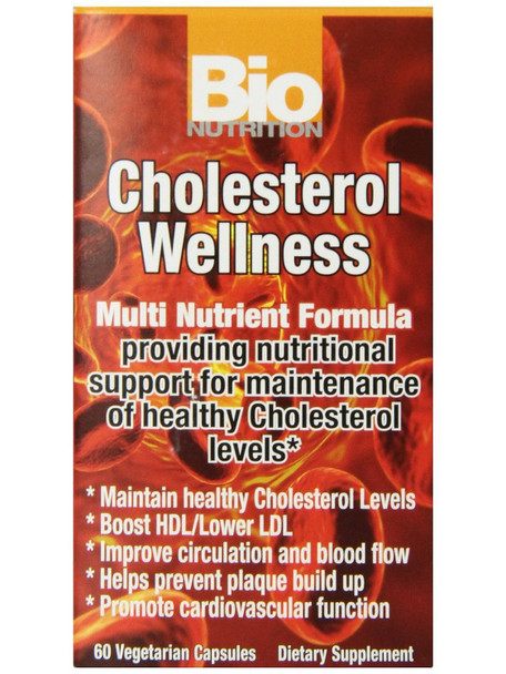 Bio Nutrition, Cholesterol Wellness, 60 Vegicaps