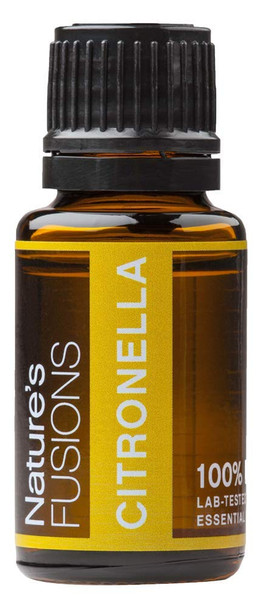Nature's Fusions - Citronella Java Pure Essential Oil - 15mL