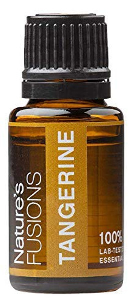 Nature's Fusions Tangerine, 100% Pure and  Essential Oils, Undiluted, Therapeutic Grade for Aromatherapy and Topical Use, .5 Fl Oz (Pack of 1) (15 mL)