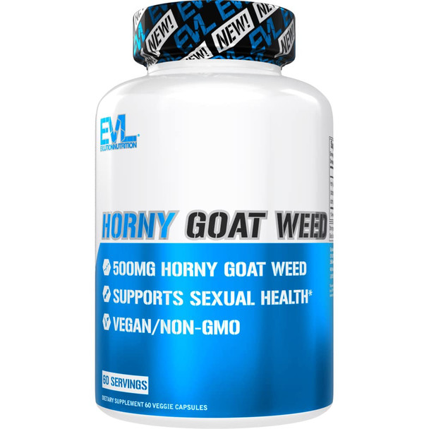 EVL Horny Goat Weed for Men - Invigorating Male Enhancing Supplement for Performance Size Energy and Stamina with Horny Goat Weed Extract - Male Libido Booster Testosterone Supplement for Men