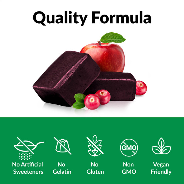 Force Factor Noni  Chews for Immunity and Skin Health Support, Noni Juice Supplement, Plant-Based Antioxidant Superfood Chews, Gluten-Free, & Vegan, Apple Berry Flavor, 30 Soft Chews