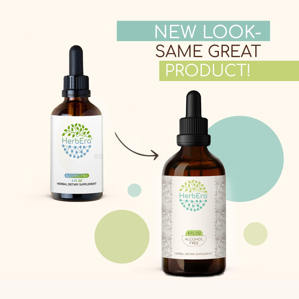 Red Sage B120 (2pcs) Alcohol-Free Herbal Extract Tincture, Concentrated Liquid Drops Natural Red Sage (Salvia Miltiorrhiza) Dried Root (2x4 fl oz)