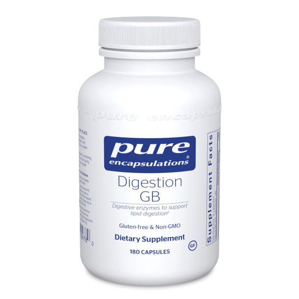 Pure Encapsulations Digestion GB | Digestive Enzyme Supplement to Support Gall Bladder and Digestion of Fat, Carbohydrates, and Protein* | 180 Capsules