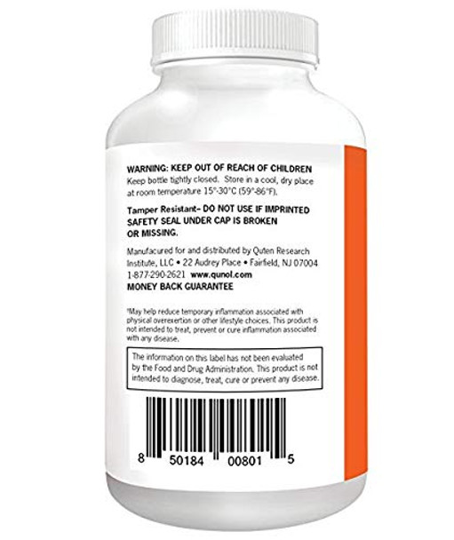 Qunol Turmeric Curcumin Softgels, with Ultra High Absorption 1000mg, Joint Support, Dietary Supplement, Extra Strength, 60 Count Twin Pack