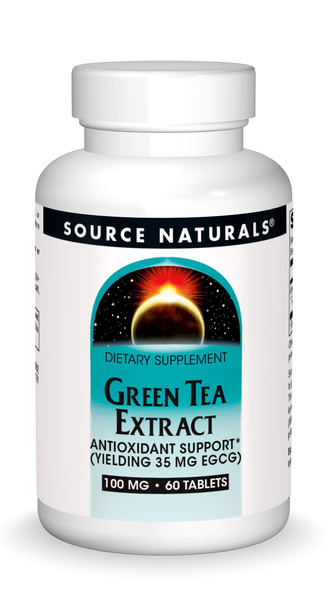 SOURCE S Green Tea Extract 100 Mg Tablet, 60 Count