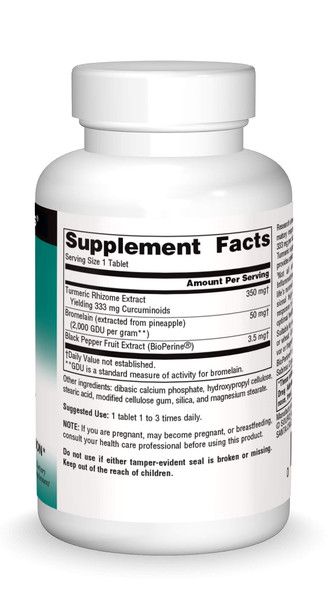 Source s Turmeric Extract - Supports Healthy Inflammatory Response - 100 Tablets