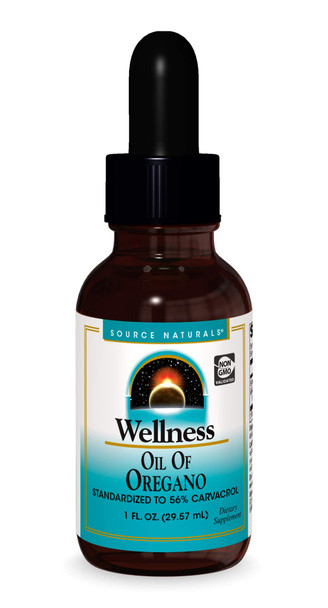 Source s Wellness Oil of Oregano - Standardized to 70% Carvacrol - 1 Fluid oz