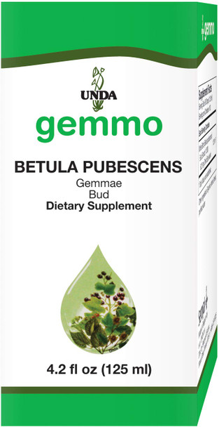 UNDA Gemmo Therapy Betula Pubescens | Birch Bud Extract | 4.2 fl. oz.