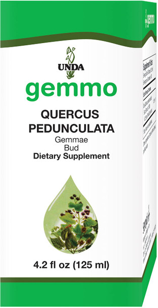 UNDA Gemmo Therapy Quercus Pedunculata | Oak Bud Extract | 4.2 fl oz (125 ml)