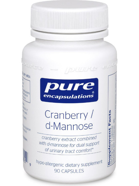 Pure Encapsulations, Cranberry/d Mannose, 90 vcaps