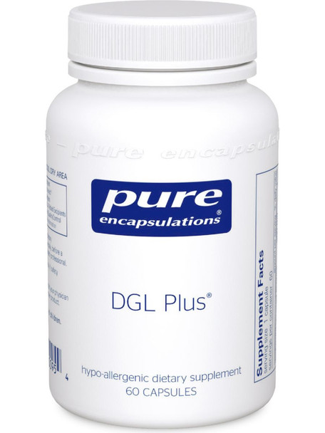 Pure Encapsulations, Dgl Plus, 60 Vcaps