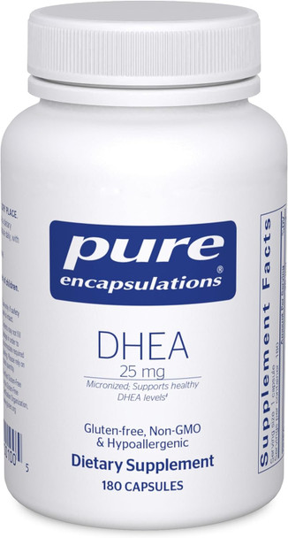 Pure Encapsulations Dhea, Micronized 25 Mg 180 Vcaps