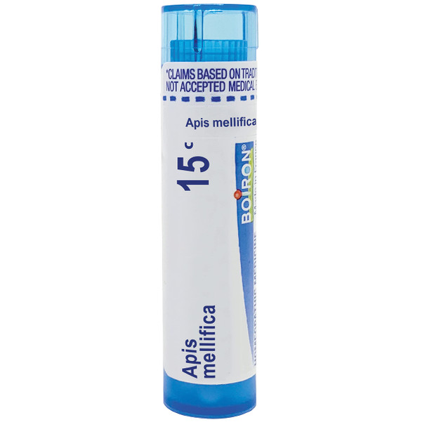 Boiron Apis Mellifica 15C For Swelling From Insect Stings Or Allergies - 80 Pellets