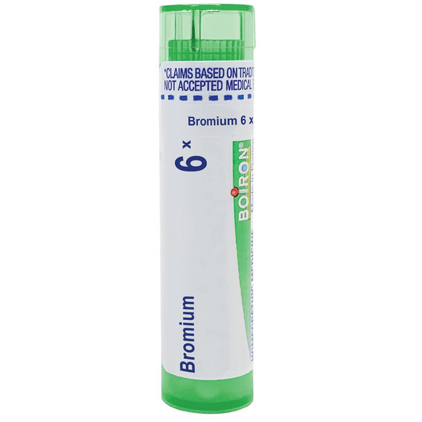 Boiron Bromium 6X for Sore Throat Pain Worsened by Heat - 80 Pellets