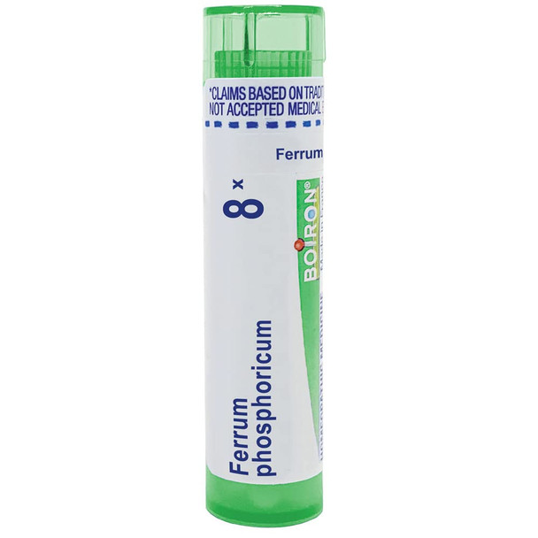 Boiron Ferrum Phosphoricum 8X Homeopathic Medicine for Fever - 80 Pellets