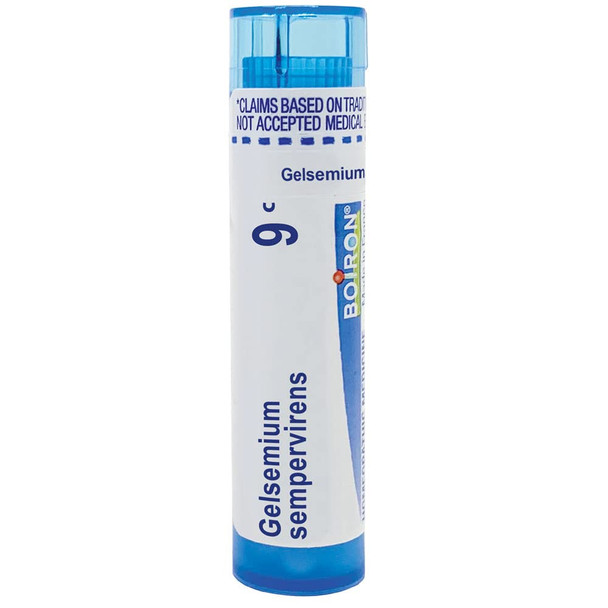 Boiron Gelsemium Sempervirens 9C for Apprehension with Trembling & Headachess - 80 Pellets