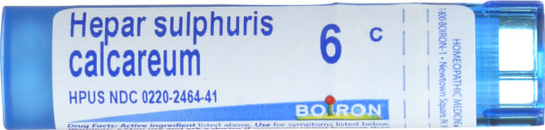 Boiron Hepar Sulphuris Calc 6 C, 80 CT