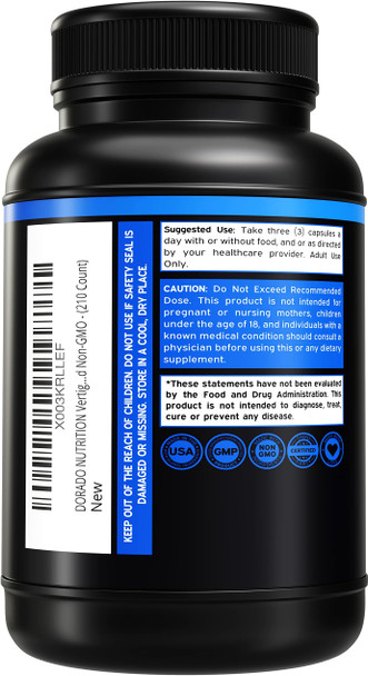 DORADO NUTRITION Supplement 10,640mg Equivalency - Non GMO & Vegan - (210 Vegan Capsules)