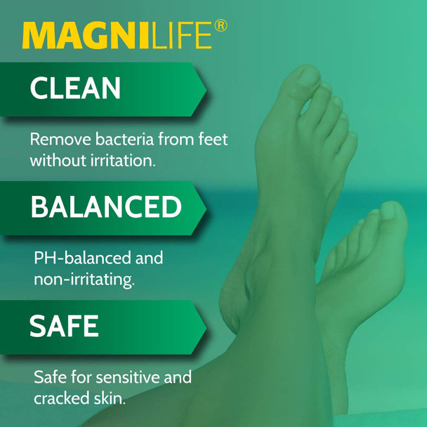 MagniLife DB Antimicrobial Foot and Wound Spray, No-Rinse Topical for Irritation, Cuts and Abrasions, Suitable for Diabetic Skin, -Free - 8oz