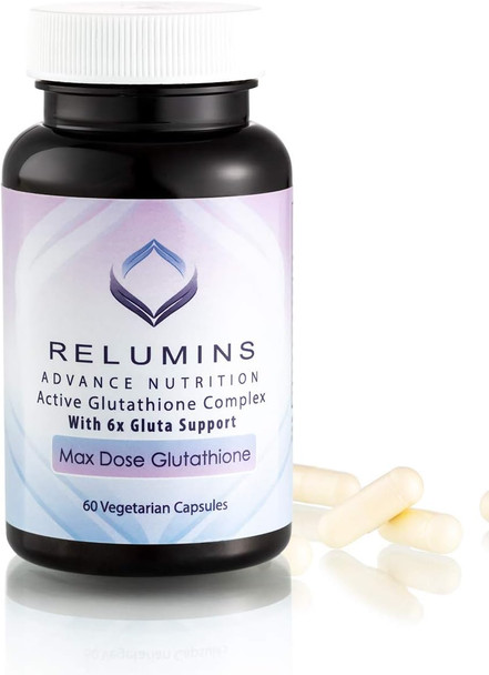 Relumins Advance Nutrition Active Glutathione Complex with 6X Gluta Support Max Dose Glutathione Formula