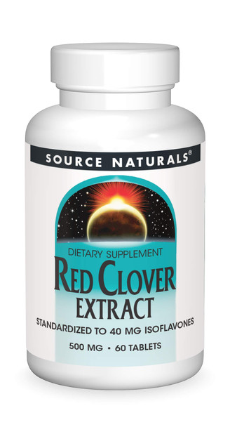SOURCE S Red Clover Extract 500 Mg Tablet, 60 Count