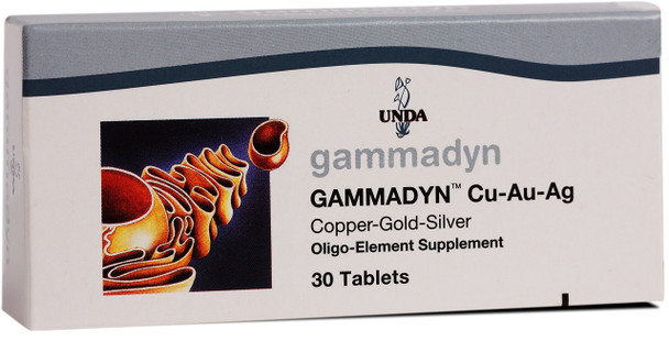 UNDA GAMMADYN Cu-Au-Ag | Oligo-Element Supplement for Copper, Gold, and Silver* | 30 Tablets