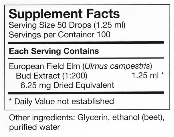 Unda Gemmo Therapy Ulmus Campestris | European Field Elm Bud Extract | 4.2 Fl. Oz.