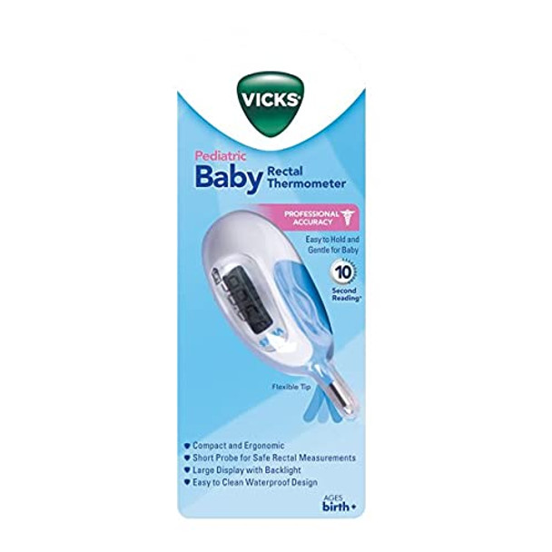 Vicks Baby Rectal Thermometer - Blue/White
